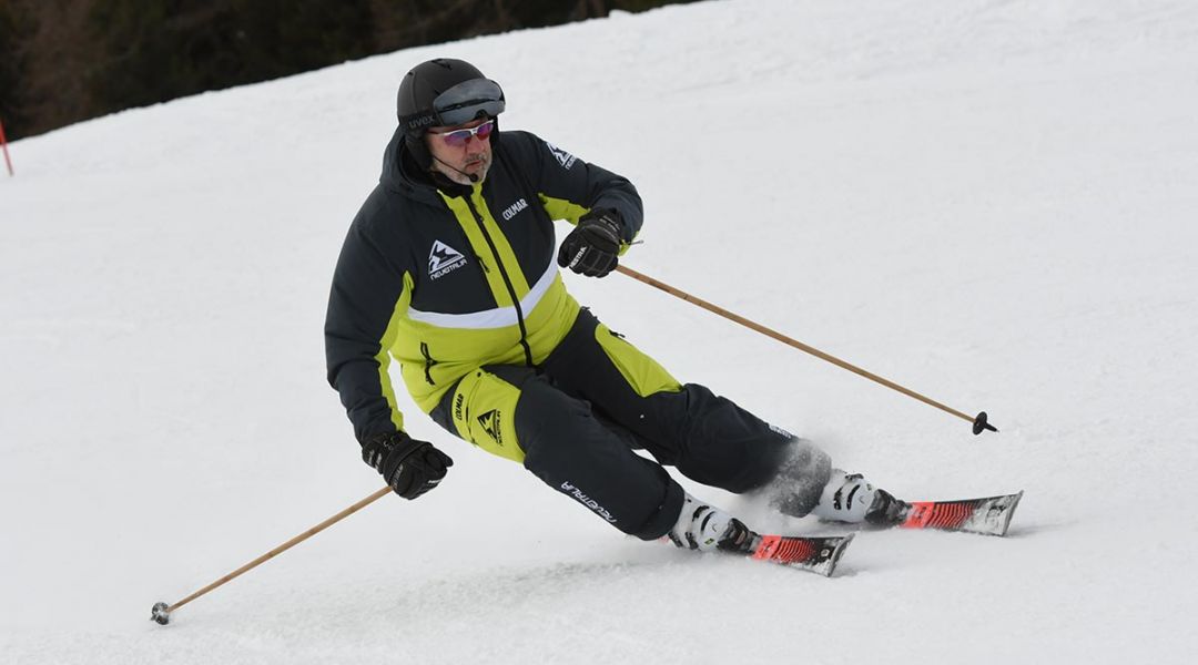 Marco Peratello al test di Volkl Racetiger RC (2021)