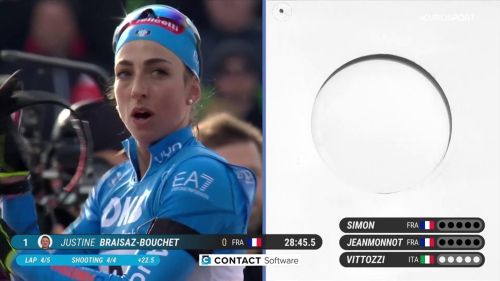 Quarta perla di lisa vittozzi a nove mesto 2024: rivivi l'argento nella mass start femminile in 3'