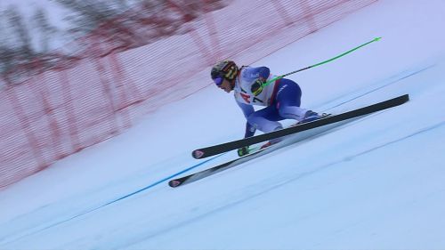 Federica brignone scuote la testa, ma è 3ª nel superg di sankt anton, il video