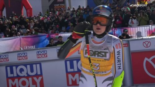 Bell'acuto di aicher nel superg di la thuile, il video della sua vittoria