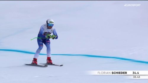 Florian schieder sfiora il podio, è 5 nella discesa di crans montana, il video