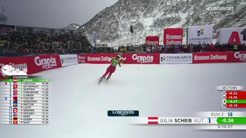Julia Scheib regala allAustria la vittoria in gigante dopo nove anni, il video della seconda manche