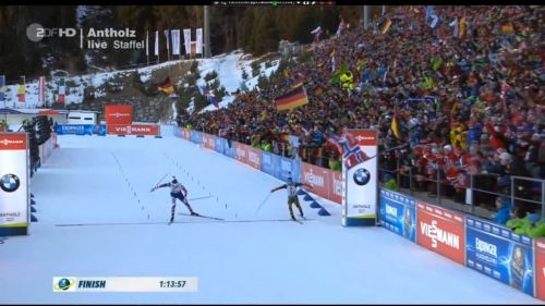 Biathlon ibu - relay men in antholz anterselva 21.1.2017