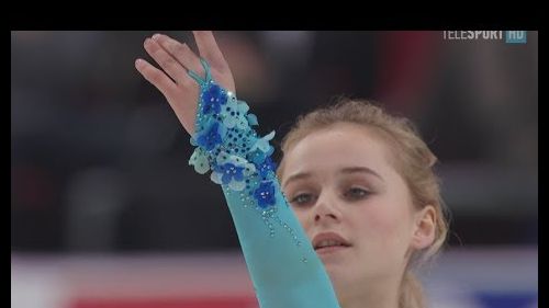 Serafima sakhanovich sp 2017 skate america