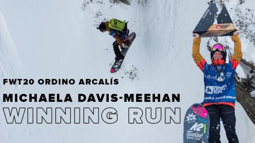 Fwt20 andorra | michaela davis meehan snowboard women winning run