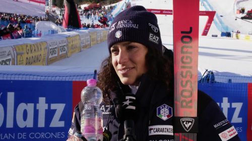 Brignone a plan de corones: 'nella prima parte sono stata accorta, poi ho iniziato a spingere'