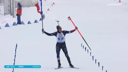 La Francia domina la staffetta femminile a Oberhof con Simon, Braisaz, Jeanmonnot e Michelon: il video dellarrivo