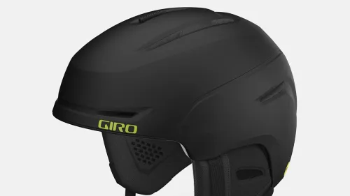 Giro neo mips snow helmet black ano green hero
