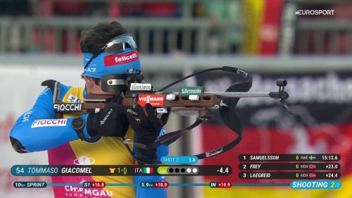 Tommaso giacomel sempre sul podio: 2° nella sprint nonostante un errore