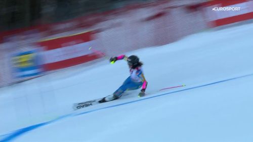 Hector brucia scheib: la svedese in testa al gigante per due centesimi dopo la prima manche