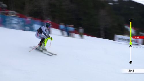 Atle lie mcgrath fa il vuoto nella prima manche dello slalom sulla männlichen