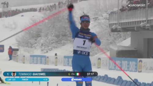 Tommaso giacomel è stratosferico ! rimonta epica e vittoria storica nell'inseguimento, con un ultimo poligono da urlo: rivivila