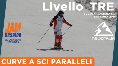 Curvare a sci paralleli - livello 3 base