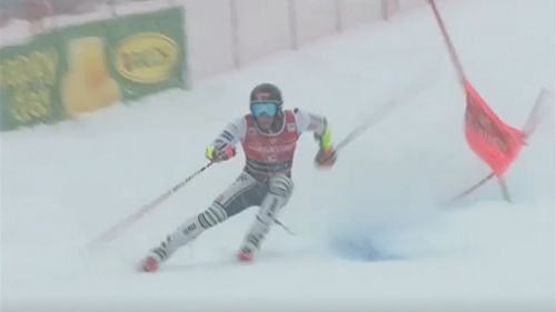 Kranjec da urlo, sua la prima manche a santa caterina