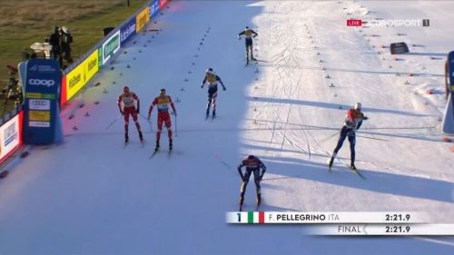 La sprint di dresda vinta da federico pellegrino. la cronaca della gara