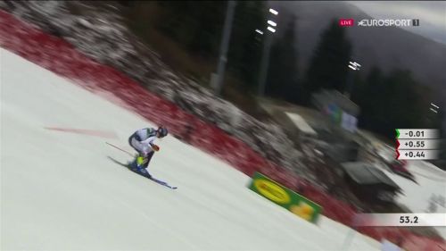 Clément noël. la sua perfezione durante la prima manche dello slalom di zagabria