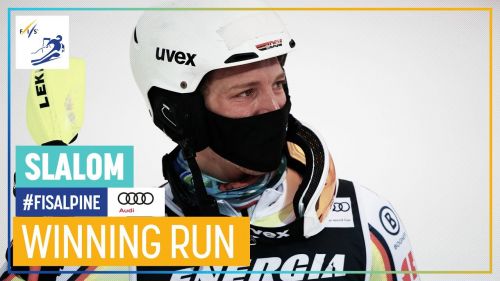 Linus strasser, la seconda manche vincente nello slalom di zagabria