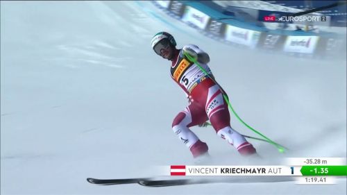 Kriechmayr oro mondiale in superg: la sua prova sulla vertigine di cortina