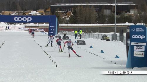 Krueger si prende la 50 km finale, podio holund e burman