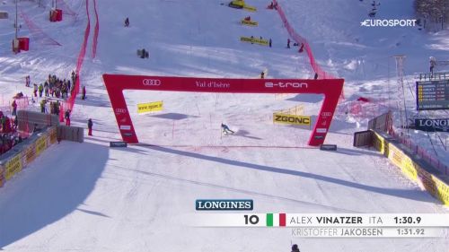 Che beffa per alex vinatzer! salta la penultima porta e perde il podio - coppa del mondo 2021/2022 sci alpino