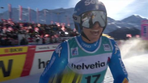 Elena curtoni dietro a brignone per la doppietta italia in super g - sci alpino, coppa del mondo 2021/2022