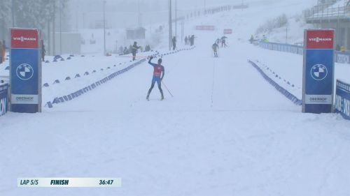 Fillon maillet mr. inseguimento: rivivi il suo arrivo - biathlon, coppa del mondo