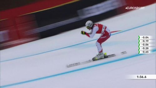 , discesa: corinne suter vince quando non c'è goggia