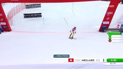 Loic meillard domina la prima manche a garmisch, rivivi la gara - coppa del mondo