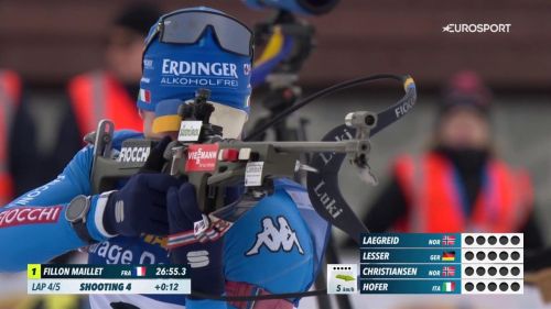 Lucas hofer gran 3° nell'inseguimento! il podio di kontiolahti in 100 secondi