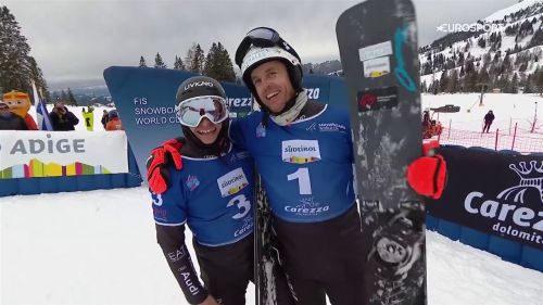 Pgs carezza - roland fischnaller infinito: 45° podio in coppa del mondo, battendo bormolini