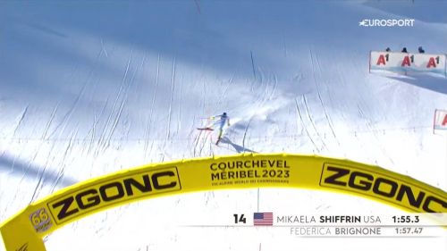 Mikaela shiffrin si butta via in combinata! esce nelle porte finali dello slalom - mondiali courchevel/meribel