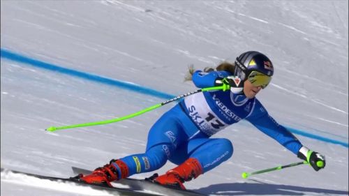 Courchevel - segnali positivi per sofia goggia: è prima nella terza prova di discesa