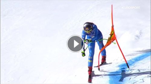 Mondiali goggia inforca in discesa libera! discesa amarissima, rivivila