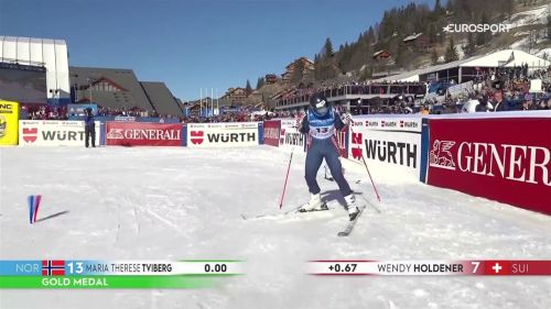 Tviberg surclassa holdener, suo l'oro nel parallelo