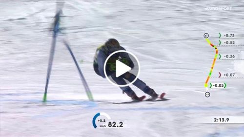 Brignone seconda, gut-behrami troppo forte sul ripido: riguarda la manche di federica