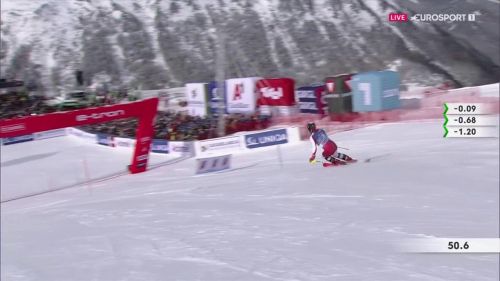 Feller davanti a tutti a gurgl, prima mache spaziale nello slalom: riguardalo