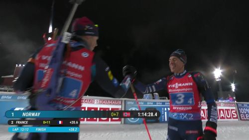 Norvegia imbattibile in cdm! 8ª staffetta vinta consecutivamente, italia 5ª con troppi errori al poligono