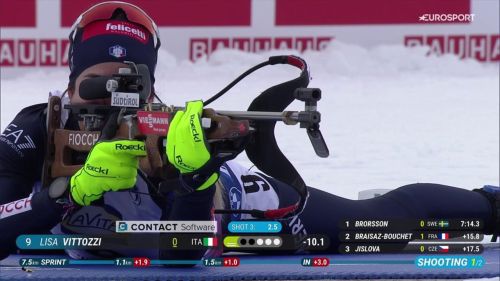 Lisa vittozzi è ancora infallibile al poligono: 5ª nella sprint in austria, rivivila