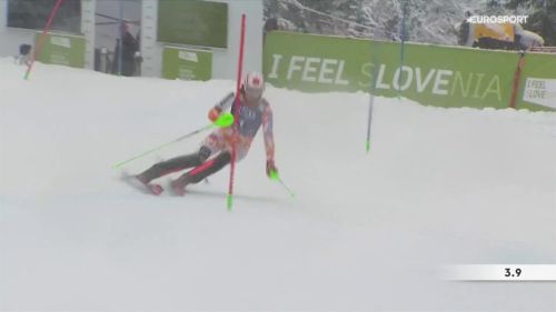 Petra vlhova parte in scioltezza: prima manche di slalom sempre in testa, rivedila