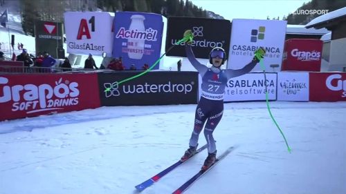 Bravissima roberta melesi! sfiora il podio in super g e impazzisce di gioia al traguardo