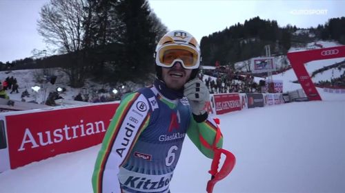 Linus strasser rimonta e vince lo slalom: rivedi la seconda manche capolavoro