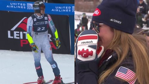 Aleksander aamodt kilde torna dopo 684 giorni, mikaela shiffrin in lacrime al traguardo. il video della parte finale della gara