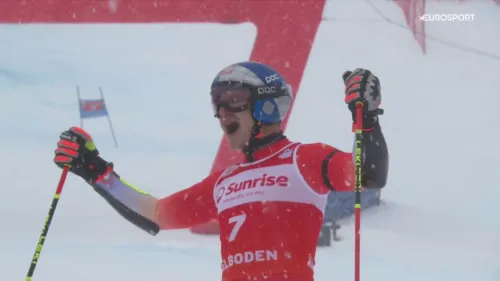 Adelboden incorona Marco Odermatt, il video la quinta vittoria di fila nel tempio del gigante