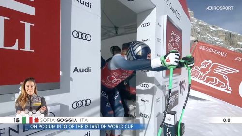 Goggia a podio sull'olympia! terza in discesa, rivivi la sua gara