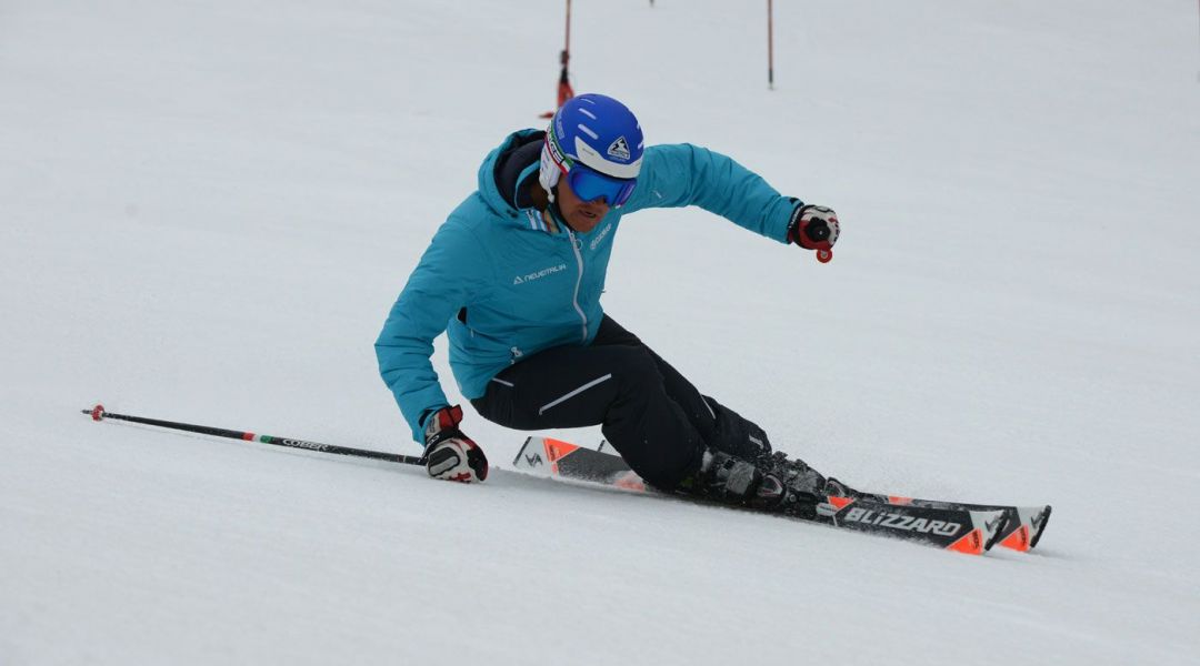 Stefano Belingheri al test di Blizzard SRC Racing S (2015)