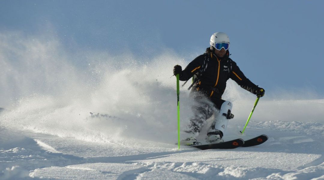 Rolando Bertolina al test di Dynastar Powertrack 89  (2017)