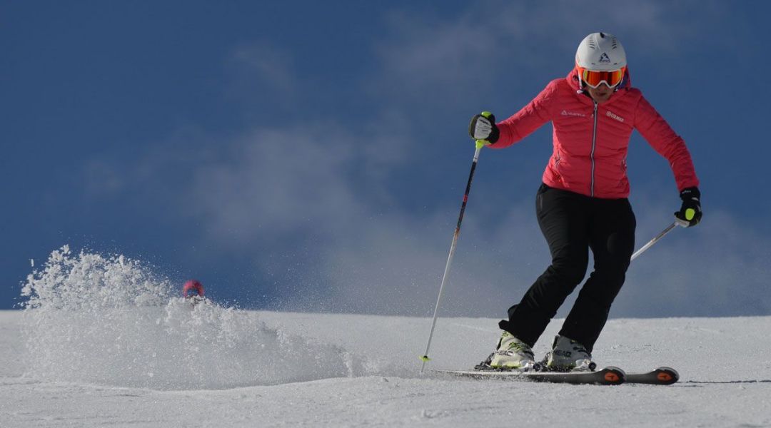 Giulia Gianesini al test di Dynastar Speed Zone Ti 16 (2017)
