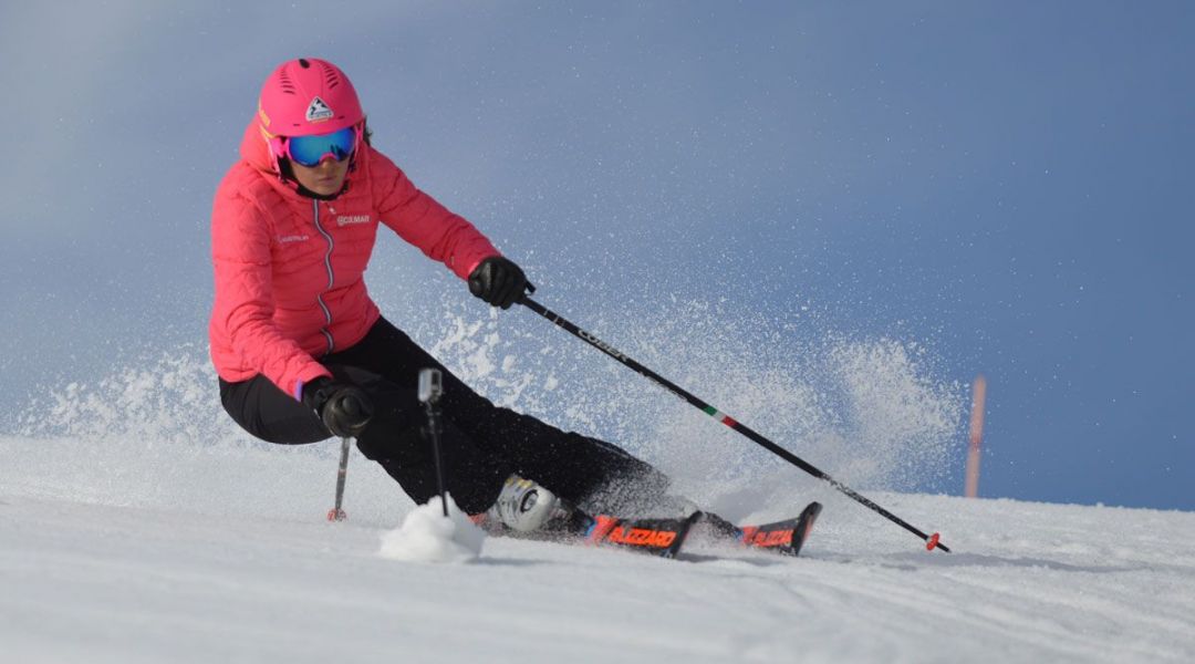 Carolina Ponato al test di Blizzard SRC (2017)