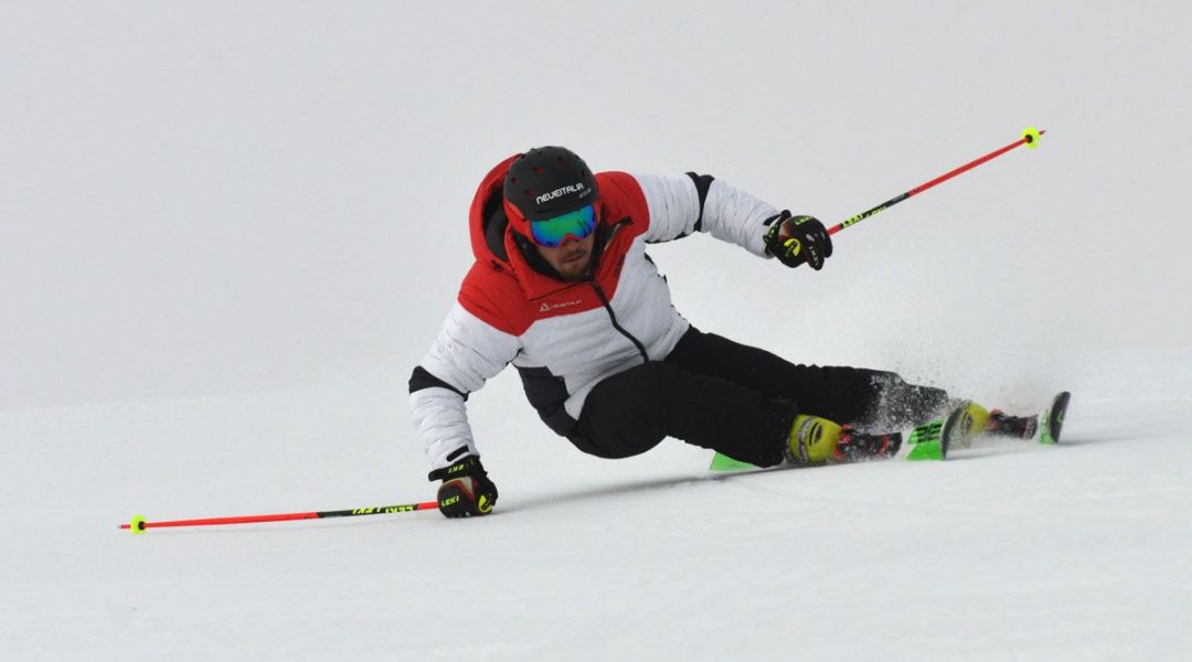 Denis Kaneider al test di Elan SLX Fusion (2018)