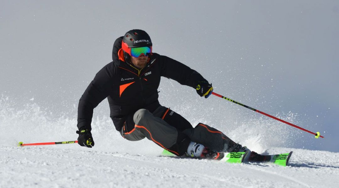 Rolando Bertolina al test di Elan SLX Fusion (2018)